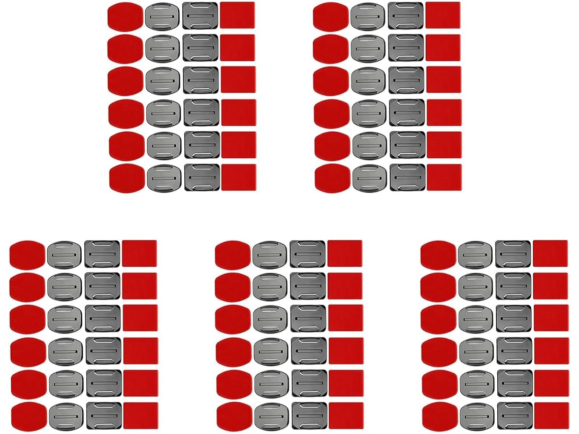 Conjunto de 60 Acessórios para Capacete: Suportes, Almofadas e Adesivos para Capacetes de 7 e 6 Polegadas. SFUSHOS