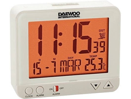 Relógio-Despertador  DBF120 - Branco