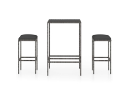 Garden Bar Set, Garden Bar Sets Vidaxl Cinzeto Rattan / Vime (n/a)