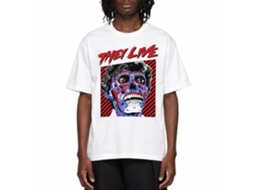Rockinstone They Live Movie Obey White Adult T-shirt Size:xxxl