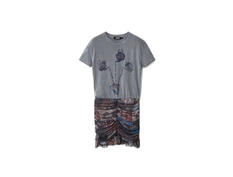 Vestido DESIGUAL Mulher (Multicor - L)