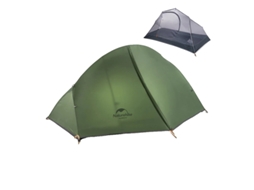 Barraca De Camping Ultraligeira, Nylon Impermeável, Capacidade Para 1 Pessoa,1p 20d Verde Oem