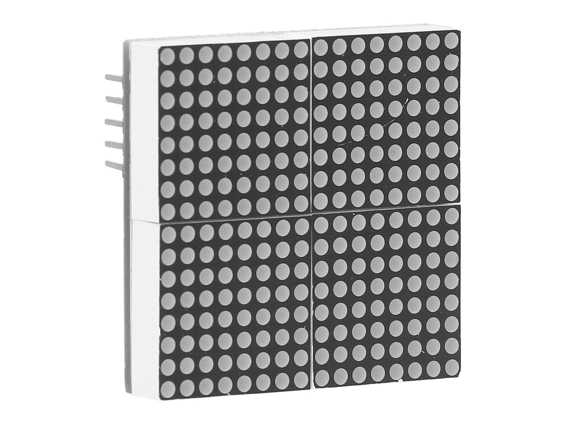 Laxiscreed Módulo De Display Led Matrix 16x16 Com Luz Vermelha Para Decoração E Projetos