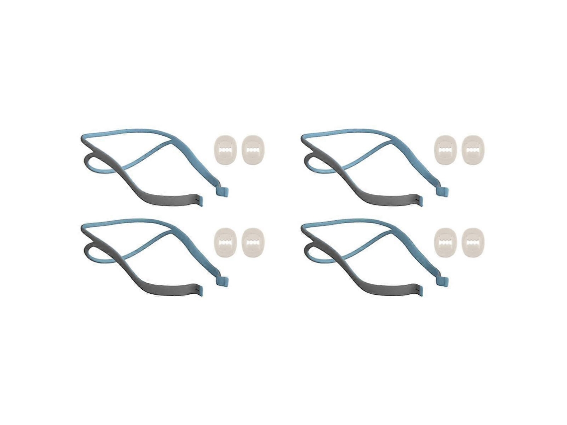 Conjunto de 4 Faixas de Cabeça Compatíveis com P10, de Substituição para Cpap Compatível AQUAFORGE