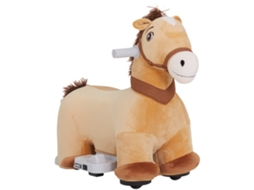 Carrinho elétrico infantil 18-36 meses, bateria 6v, música, faróis, velocidade 3 km/h, carga 30 kg vermelho | S/MARCA