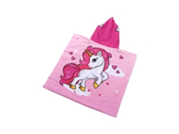 Toalha Com Capuz Para Crianças Cores Vivas Suave E Confortável Toalha De Banho Sem Botões Para Meninas
