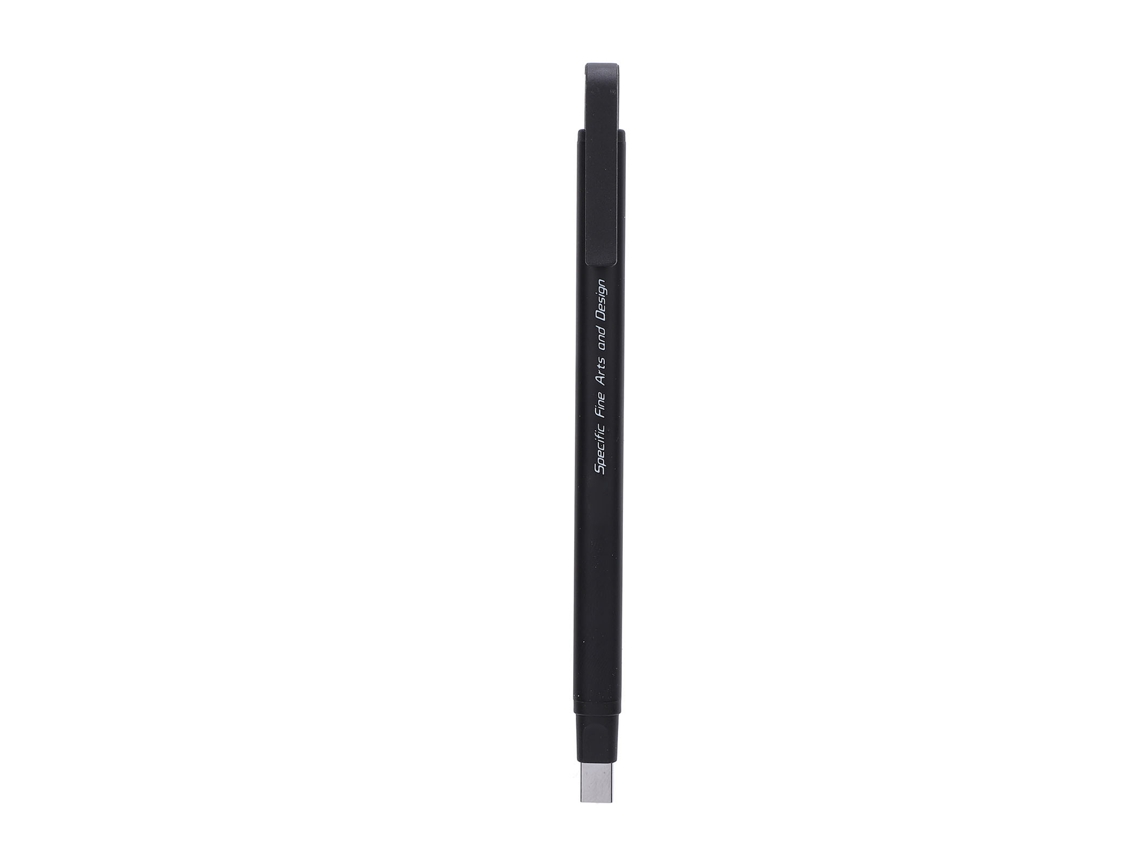 Borrador Mecânico Estilo Caneta Caixa Plástica Precisão Alta 0.25x5mm Preto