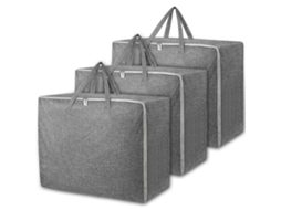 Lote De 3 Capas De Armazenamento Para Edredão,sacos De Armazenamento À Prova De Pó E Água Para Roupas,cobertores E Roupa De Cama Btforus