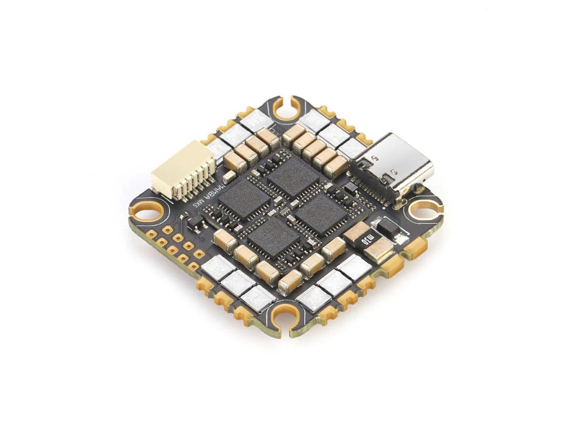 Controlador de Voo Mamba Mk5 G4 Aio Alpha Dshot2400 com Esc de 40a 4 6s para Drones de Corrida Fpv. MDUG