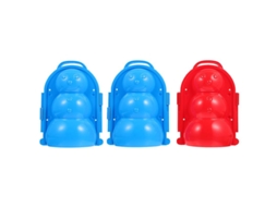 3 Peças de Molde de Boneco de Neve ALLINLESS
