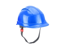 Casco De Seguridad Abs Transpirable Para Trabajos De Construcción Al Aire Libre Gorra Protectora Azul