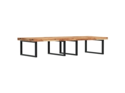 Basin Shelf, Basin Shelves Vidaxl Marrom Madeira De Acácia (140 X 60 X 4 Cm)