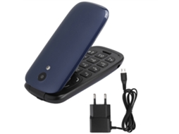 Laxiscreed Telefone Flip Mini 2g Com Dois Cartões Sim, Prático E Compacto