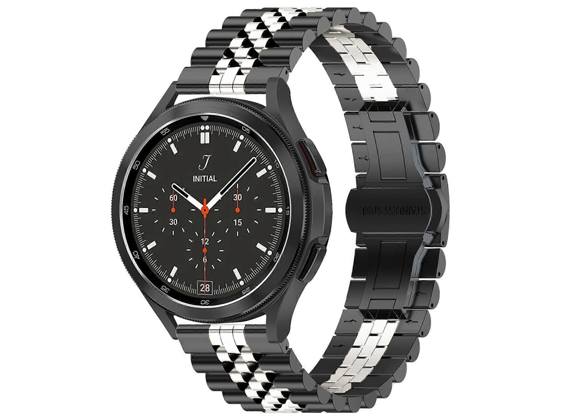 Pulseira De Relógio De Aço Inoxidável De 20 Mm Com Cinco Elos