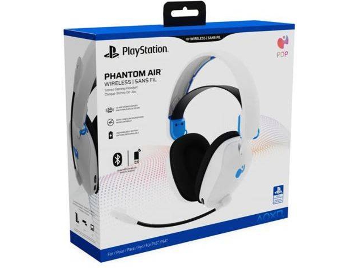 Auricular Gaming PDP Phantom Air (Ps4/Ps5 - Wireless - Branco)