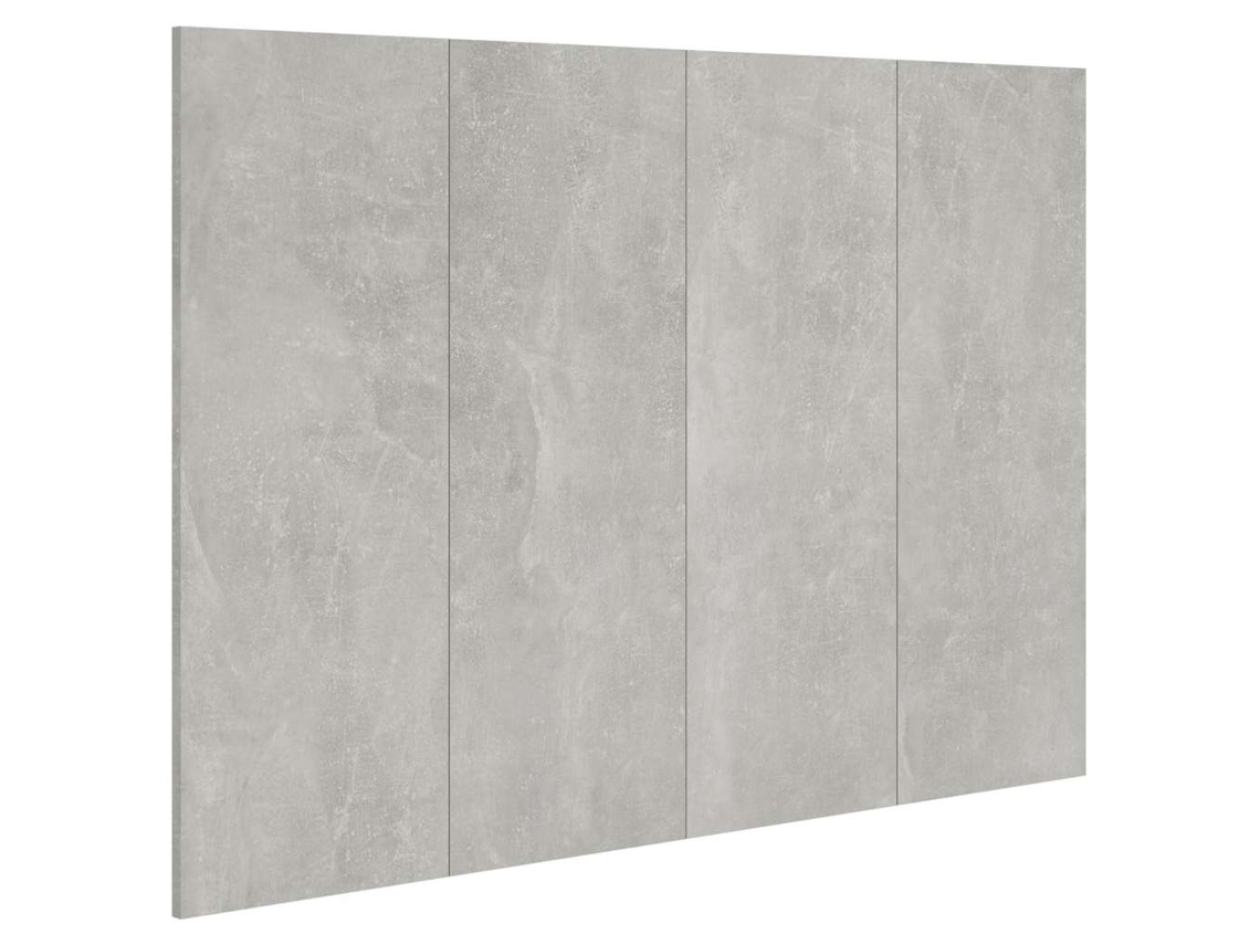 Bed Headboard, Bed Headboards Vidaxl Cinzeto Madeira Processada (120 Cm)