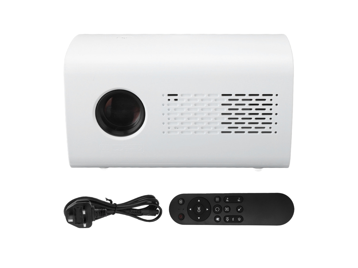 Mini projetor portátil full HD 1080p com partilha de tela, 36 150 polegadas, 110‑240v UK plug LAXISCREED