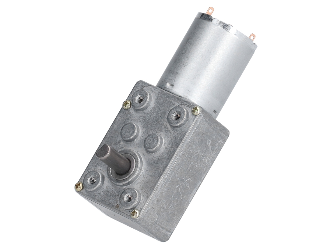 Yuru Motor Micro com Redução de Velocidade por Engrenagem e Parafuso Turbina Dc12v 9rpm
