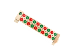 Régua Matemática De Madeira Para Aprender Adição E Subtração, Brinquedo Educativo Montessori Meninos E