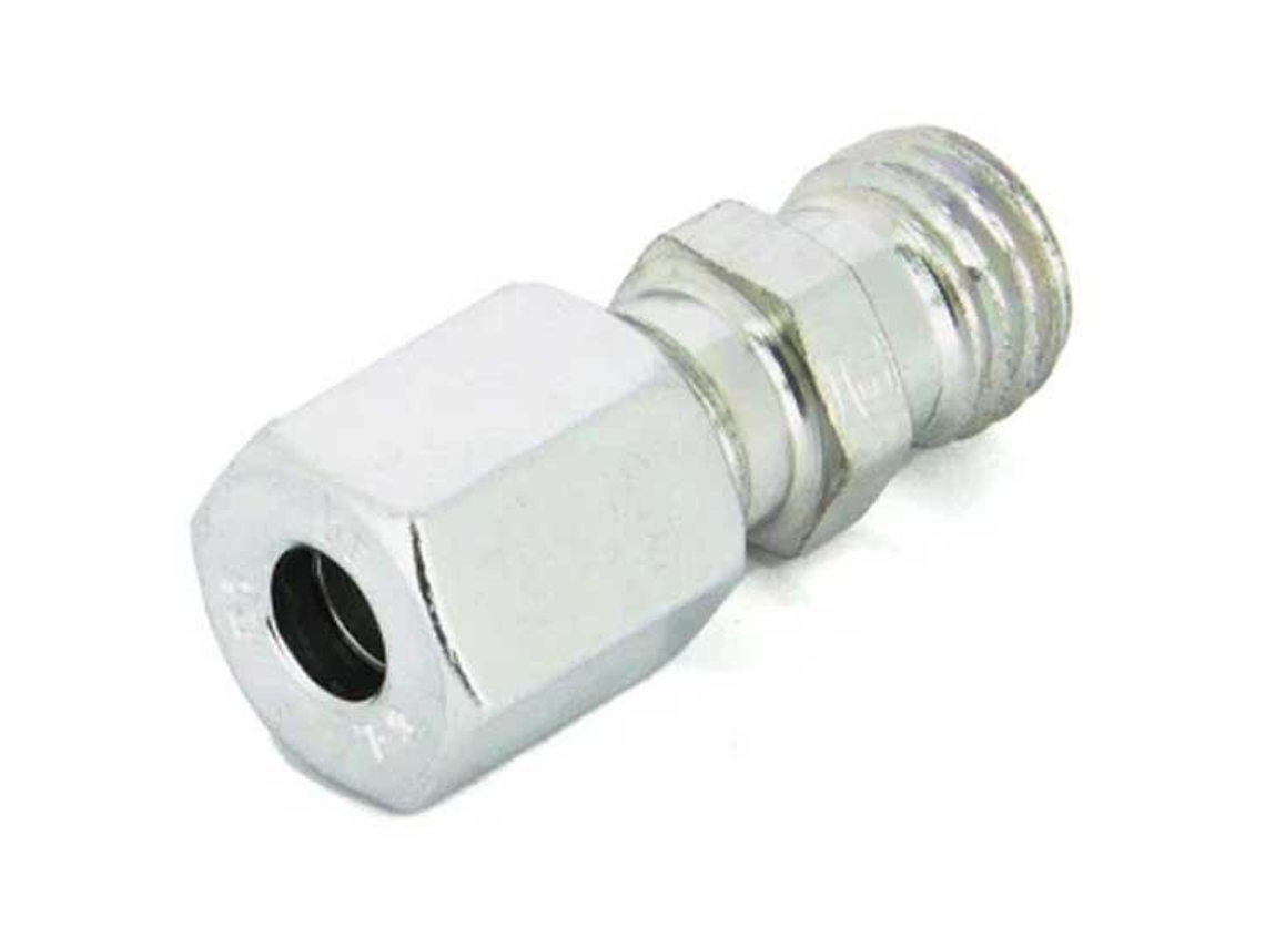 Conector M12X1.5-Hs25 N 6 Mm Pipe Prateadovetus