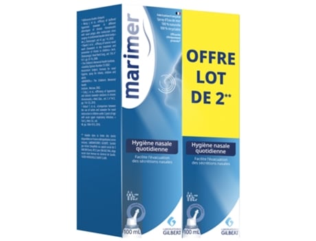 Spray diário de higiene nasal 2 x 100 ml MARIMER