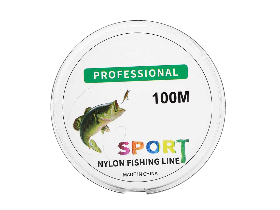 Linha de Pesca de Nylon 100m 8.0 Verde Escuro