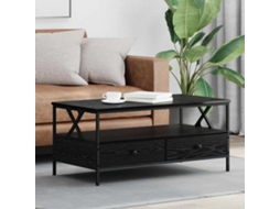 Vidaxl Mesa De Centro Carvalho Preto 100 X 51 X 45 Cm