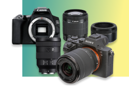 Até 700€ desconto direto - numa seleção de Máquinas Fotográficas e Objetivas