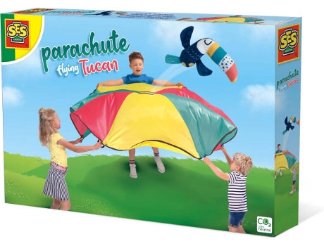 Brinquedo Criativo  Paraquedas Tucano (Idade Mínima: 3 Anos - 30 x 4 x 20 cm)