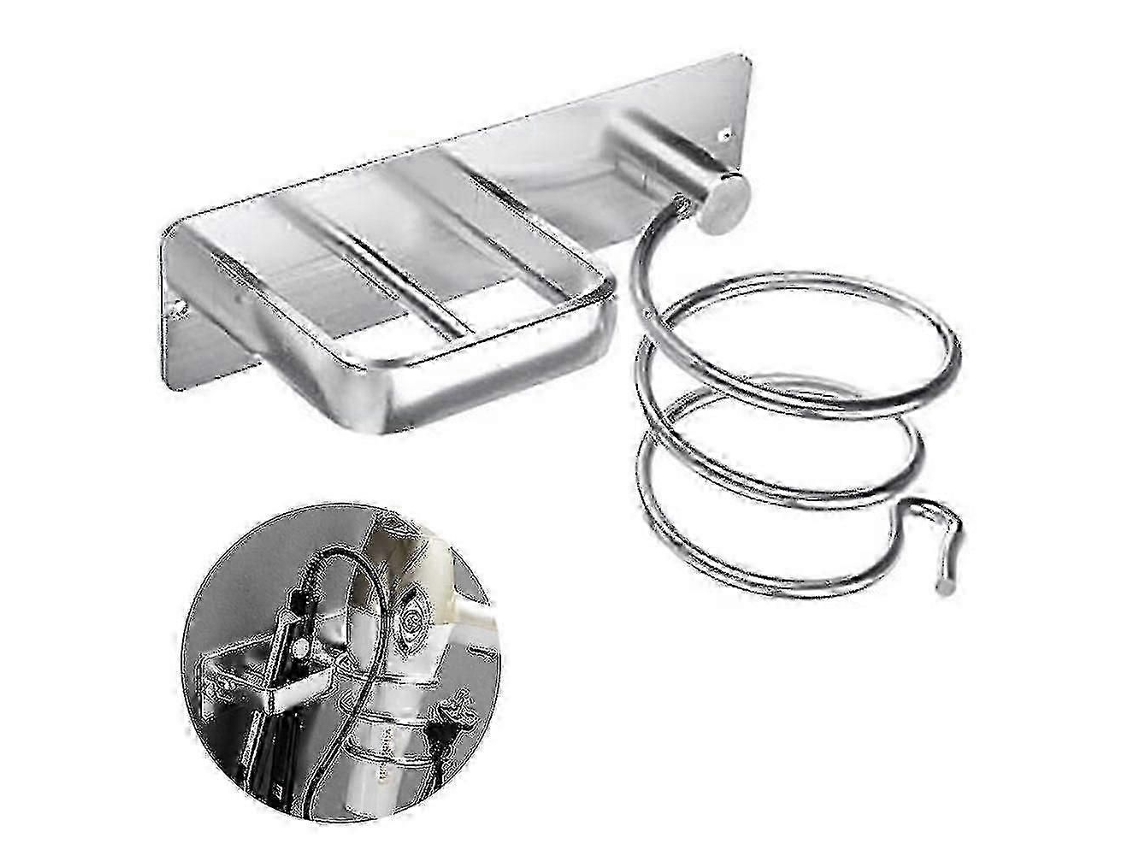 Suporte para Secador de Cabelo, Conjunto Prateleira Suspensa Cabelo Parede Chunc GOKOCO