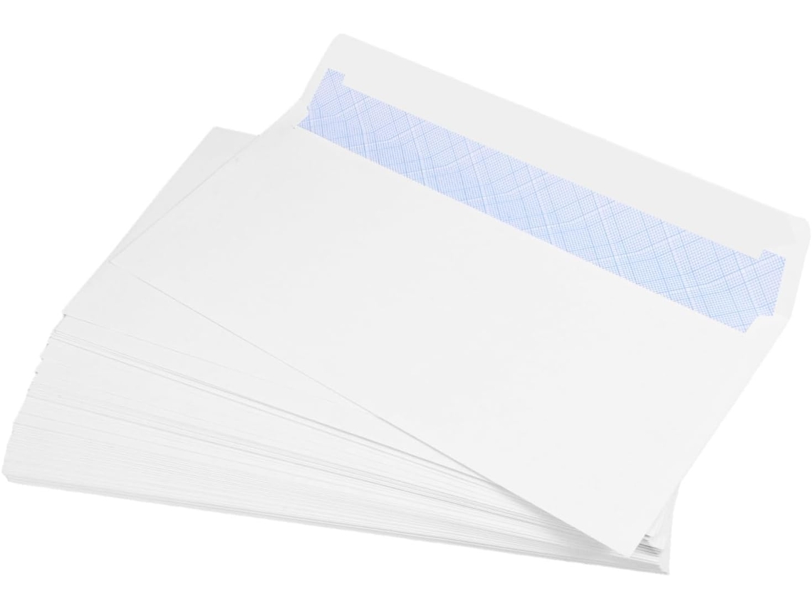 Envelopes Autoadesivos Brancos Em Papel Siliconado Com