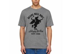 Rockinstone Sleepy Hollow Movie New York Heather Graphite Adult T-shirt Size:l