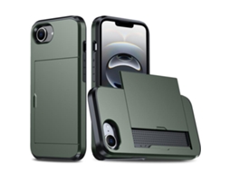 Capa Protetora À Prova De Choque Para Iphone 17e - Compartimento Para Cartão