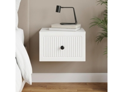 Vidaxl Gabinete De Canto Montado Na Parede Branco 33 X 34,5 X 20 Cm