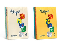 Papel FAVINI A71X504 para impressora jato de tinta A4 210X297 Mm 500 folhas multicoloridas
