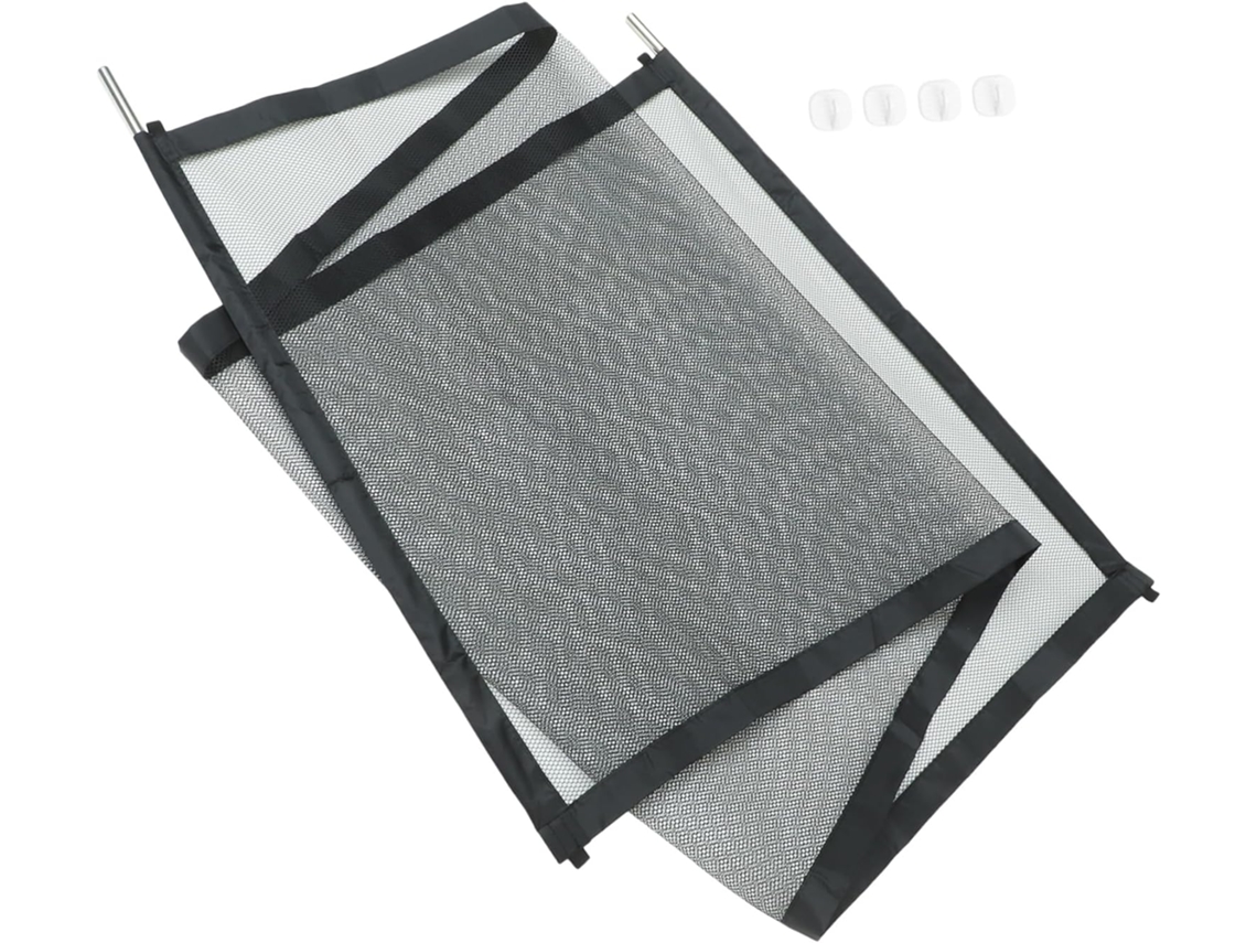 Portão de Segurança Portátil para Bebês, Sem Necessidade de Furar, Tela Transparente, CHABERLU