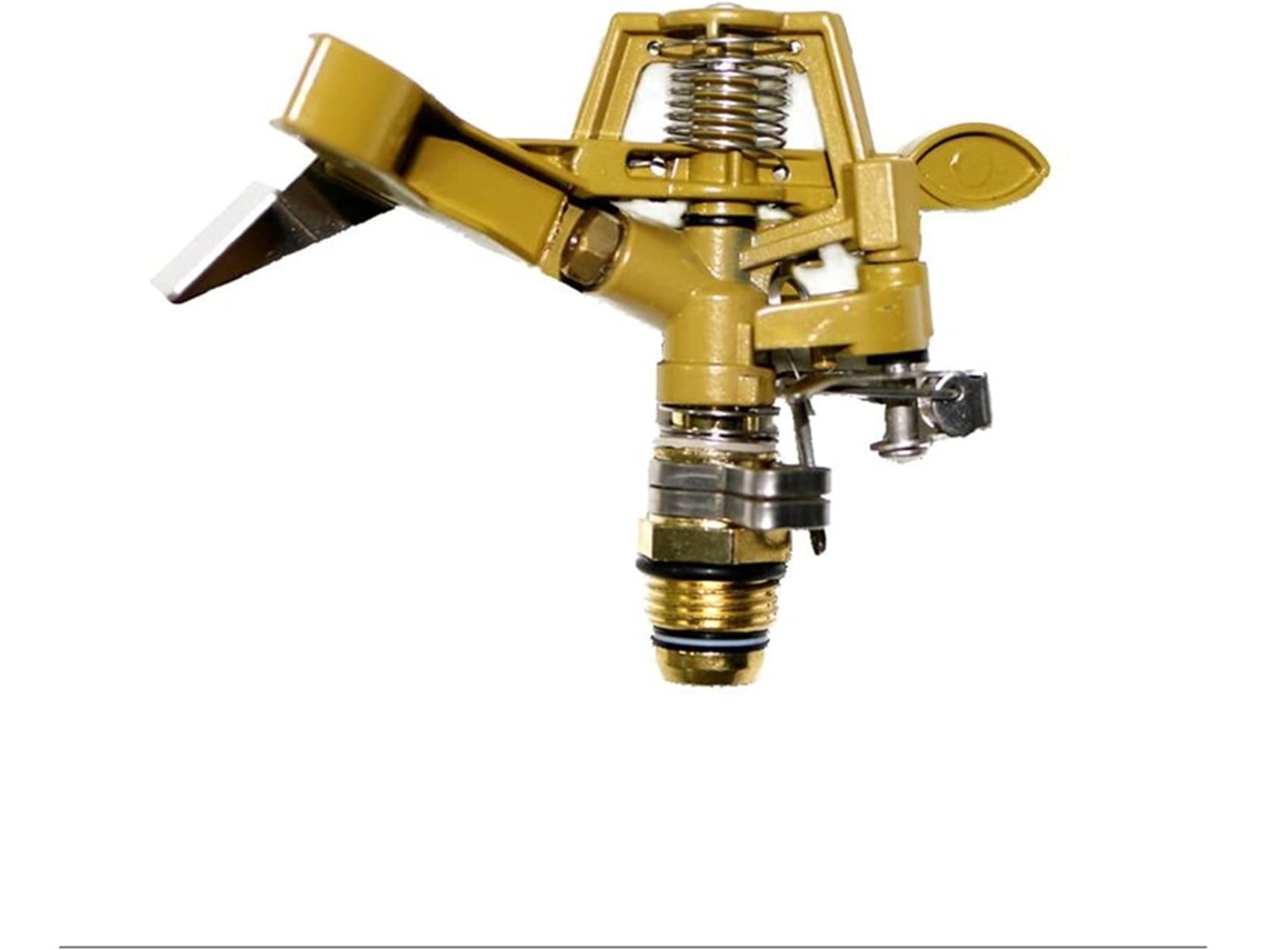 Irrigador de jardim com aspersor giratório em liga zinco conector 1,27 cm | S/MARCA