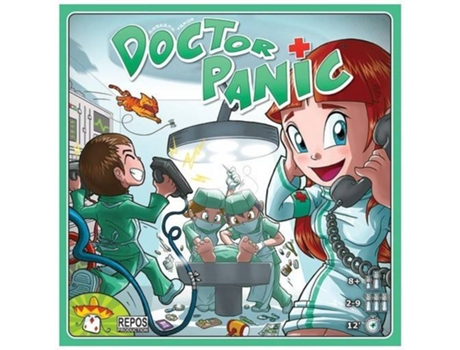 Jogo de Tabuleiro  DOCTOR PANIC (Inglês - Idade Mínima: 12)