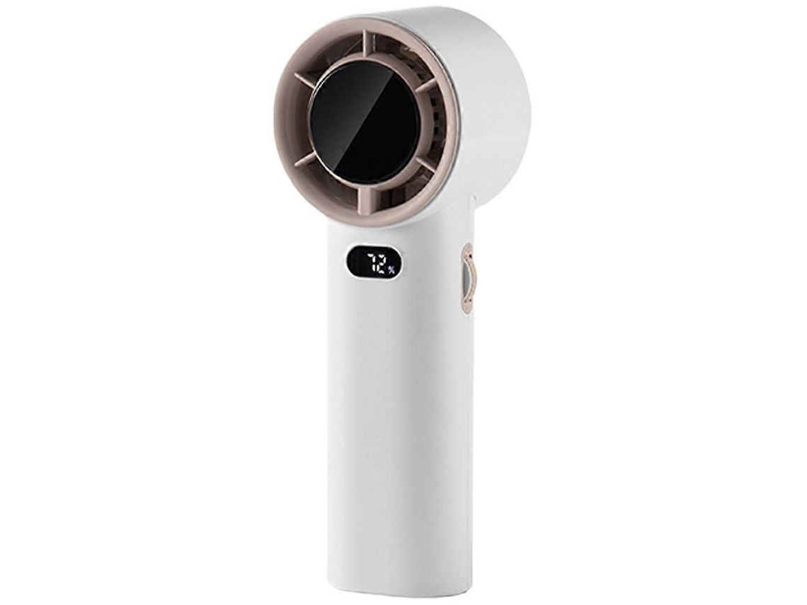 Ventilador Portátil De Mão Com 100 Velocidades, Alimentado Por Bateria, Visor Led.