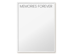 Quadro magnético de parede "Memórias para sempre" para o quarto Espelharte (60x80 cm)
