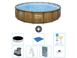 Bestway Piscina Bestway Power Steel Redonda - 549x122 Cm - 8-peças S596