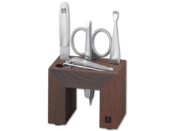 Zwilling Twinox Wooden Manicure Station, Brown, 5 Pieces
