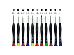 Conjunto De 11 Mini Chaves De Fenda Magnéticas Com Pontas De Fenda E Phillips Para Relógios Aquaforge