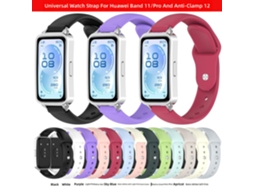 Pulseira de Silicone com Fecho Reverso para Huawei Band 11 e Band 11 Pro CHABERLU (nfc)
