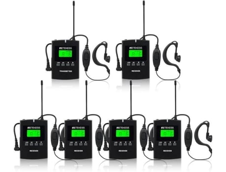 Sistema de guia turístico duplex TT124 com alto-falante Bluetooth e alcance de 280 m, sistema de tradução de 13 canais para fábricas, igrejas e igrejas
