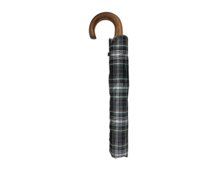 Guarda-chuva Unisexo Dobrável Aut. 58/10 Ezpeleta 10046 Xadrês Castanho