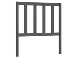 Cabeceira 96x4x100 Cm Pinho Maciço Cinzento MAISON EXCLUSIVE
