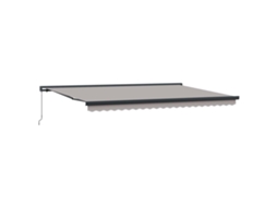 Toldo Retrátil Cinzento Claro 500x300 Cm Tecido e Metal MAISON EXCLUSIVE
