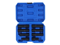 Kit De Desmontaje De Tuercas De Rueda 8 Piezas Acero Cr Mo Socket Delgado De 5/8 A 45/64 Pulgada Herramienta De Llave Antirrobo
