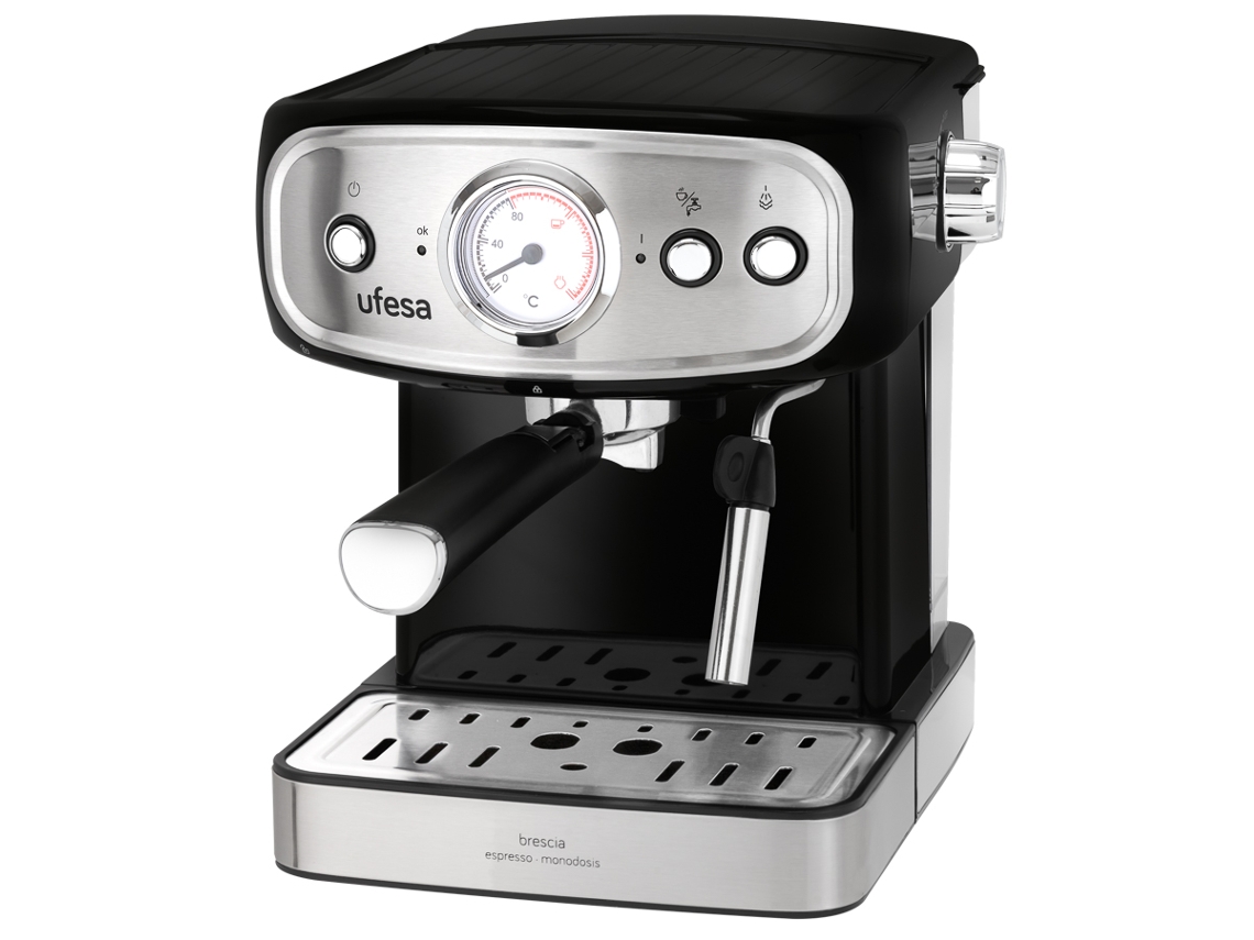 Máquina de Café UFESA Brescia CE8244 (20 bar - Café moído e pastilhas)
